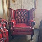 Chesterfield fauteuil King antiek rood, Nieuw, Huis en Inrichting, Fauteuils, Ophalen, Nieuw