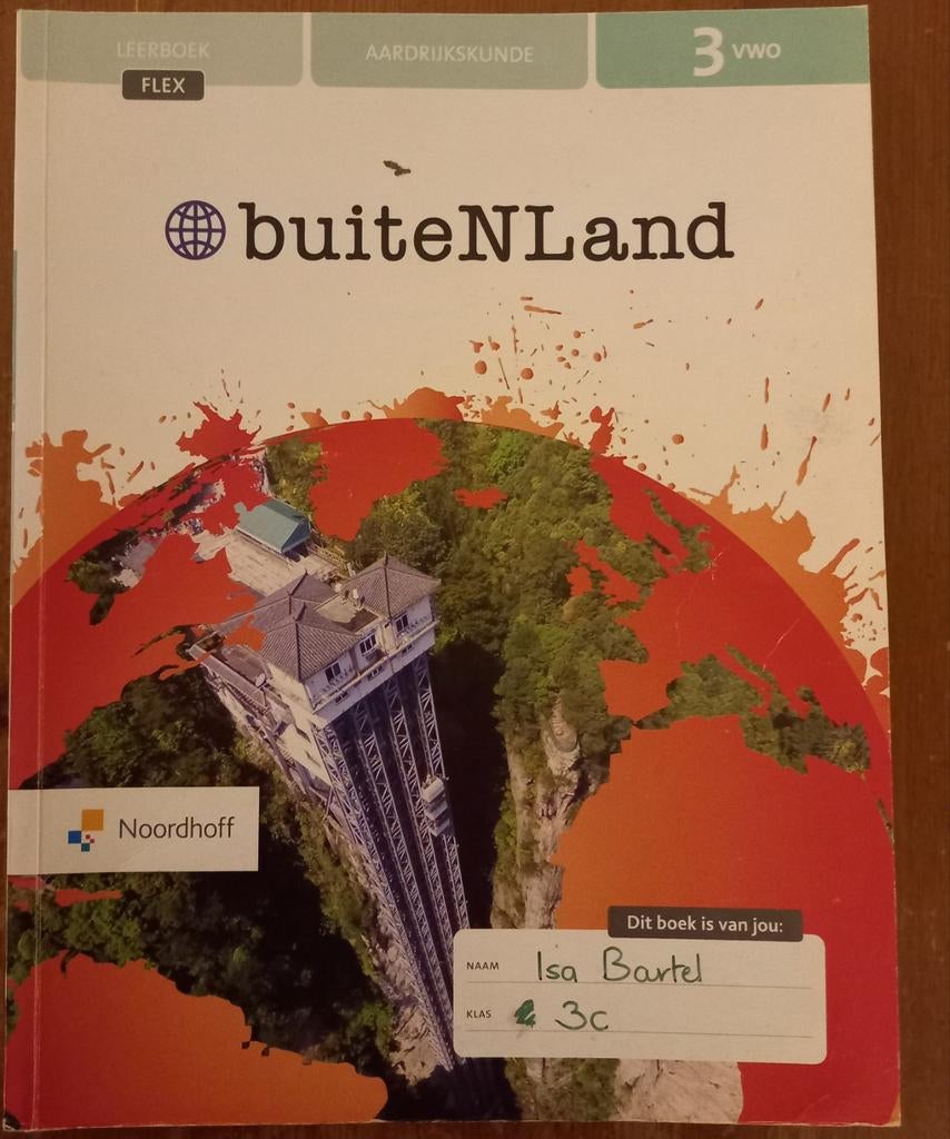 Aardrijkskunde Buitenland 3 VWO Noordhoff, Boeken, Gelezen, VWO, Noordhoff, Ophalen of Verzenden