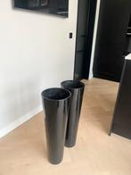 Mooie zwarte vazen 80cm, Huis en Inrichting, Ophalen, Zwart, 75 cm of meer, Glas