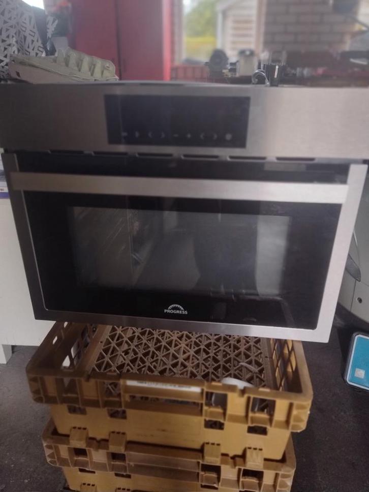 Progress Inbouw Combimagnetron, Witgoed en Apparatuur, Magnetrons, Gebruikt, Inbouw, Combimagnetron, 45 tot 60 cm, Grill, Oven