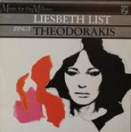 LP - Liesbeth List ‎– Liesbeth Zingt Theodorakis, Cd's en Dvd's, Ophalen of Verzenden, 1960 tot 1980, Gebruikt, 12 inch