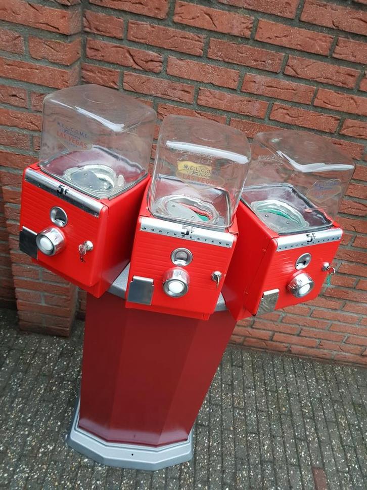 FIFTIES SIXTIES NORTH WESTERN AUTOMATEN OP ORIGINELE STAND, Verzamelen, Automaten | Overige, Zo goed als nieuw, Ophalen