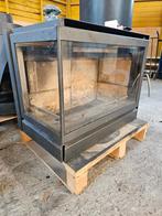 BODART & GONAY hoekhaard houtkachel inbouw VENTILATOR haard, Gebruikt, Houtkachel, Ophalen of Verzenden, Inbouw