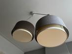 Moderne Plafondlamp met 2 Kappen, Huis en Inrichting, Ophalen, Zo goed als nieuw, Metaal