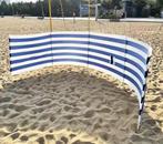 Strand windscherm 4.65 meter blauw wit, Caravans en Kamperen, Windschermen, Ophalen of Verzenden, Nieuw