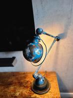 Industriële kobalt blauwe Jielde lamp, Ophalen of Verzenden