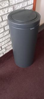 Touch bin 30 l. antraciet. ( Bijna nieuwe prullenbak), Ophalen, Overige materialen, 50 tot 75 cm, Zo goed als nieuw