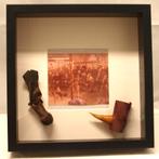 Hanengevecht jaren 70 display., Ophalen of Verzenden