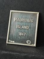Zilveren penning/postzegel Mauritius Islands, Postzegels en Munten, Postzegels | Thematische zegels, Ophalen of Verzenden