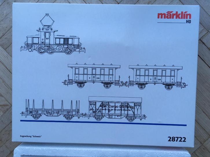 Marklin 28722 SBB/CFF Zwitserse spoorwegen, Hobby en Vrije tijd, Modeltreinen | H0, Nieuw, Wagon, Wisselstroom, Märklin, Ophalen of Verzenden