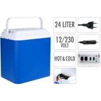 Koelbox - 12V & 230V - 24 Liter - Warm / Koud - Nieuw, Caravans en Kamperen, Koelboxen, Ophalen of Verzenden, Nieuw, Koelbox, Elektrisch