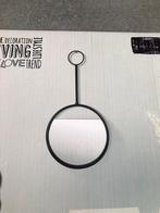 Nieuwe spiegel / hangspiegel met zwarte rand, Minder dan 50 cm, Rond, Nieuw, Ophalen of Verzenden