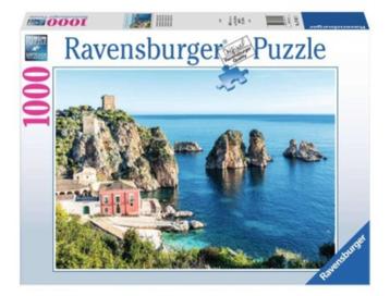 Ravensburger: Faraglioni di Scopello , Sicilie 1000 stukjes beschikbaar voor biedingen