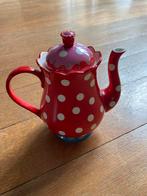 Oilily koffiepot theepot  douwe egberts  rood met stippen, Huis en Inrichting, Keuken | Servies, Keramiek, Overige typen, Ophalen of Verzenden