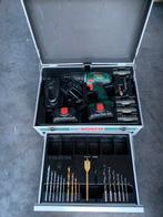 Bosch PSR 14,4v in stevige box, Doe-het-zelf en Verbouw, Gereedschap | Boormachines, Minder dan 400 watt, Variabele snelheid, Gebruikt