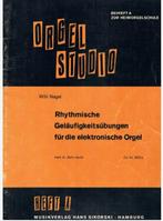 4 boeken orgel studio Willi Nagel heft 1,2,3 en 4 samen E 10, Muziek en Instrumenten, Bladmuziek, Ophalen of Verzenden, Nieuw