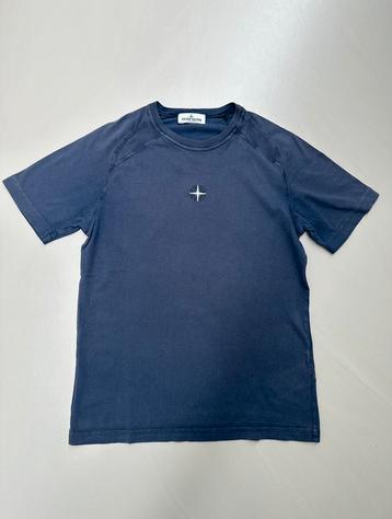 Shirtje Stone Islan, blauw maat 14 -170