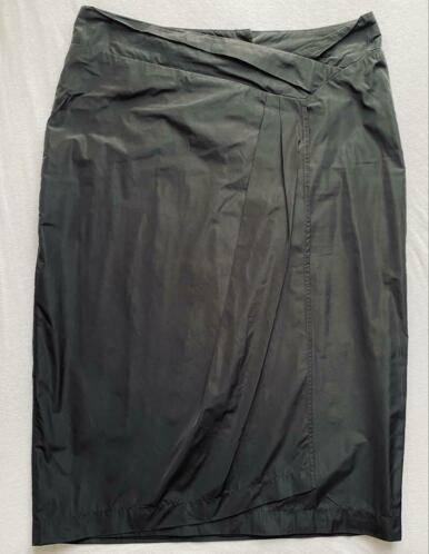 Scarva zwarte rok maat 42 [DM], Kleding | Dames, Rokken, Zo goed als nieuw, Maat 42/44 (L), Zwart, Onder de knie, Ophalen of Verzenden