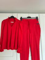 Studio anneloes set M rosella blouse & franka broek rood, Maat 38/40 (M), Ophalen of Verzenden, Zo goed als nieuw, Lang