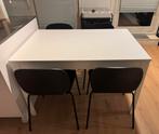 Ikea uitschuifbaare eettafel en stoelen, Huis en Inrichting, Tafels | Eettafels, Ophalen, 50 tot 100 cm, Zo goed als nieuw, Vijf personen of meer