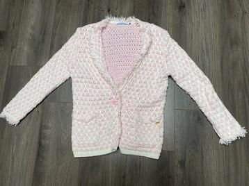 Xandres vest, roze wit, maat M, boho ibiza look beschikbaar voor biedingen