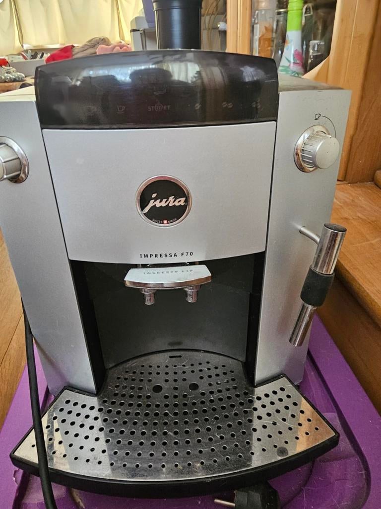JURA Impressa F70 Koffiemachine - Goed Onderhouden, Gebruikt, Koffiemachine, Afneembaar waterreservoir, Koffiebonen