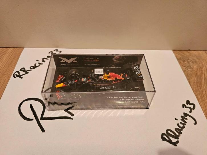 Verstappen Editie 93 winnaar Canada 2022 rb18 1:43, Verzamelen, Automerken, Motoren en Formule 1, Nieuw, Formule 1, Ophalen of Verzenden
