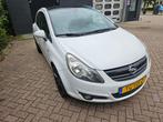 Opel Corsa 1.2 16V 3D 2009 Wit, Auto's, Voorwielaandrijving, 4 cilinders, 1229 cc, Wit