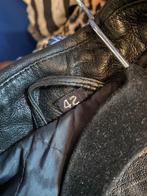 Zwarte vintage leren jas maat 40, Ophalen of Verzenden, Zo goed als nieuw, Maat 38/40 (M), Zwart