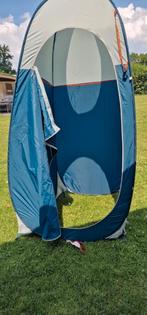 Buiten douche voor camping. Kleur in blauw /grijs, Caravans en Kamperen, Ophalen of Verzenden, Zo goed als nieuw