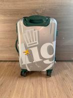 Koffer grijs met groen handbagage, Sieraden, Tassen en Uiterlijk, Koffers, Ophalen, Zo goed als nieuw, Hard kunststof, 50 tot 60 cm