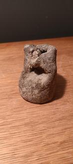 Romeins,loden mini urn/bijgiftepot? bodemvondst, oude collec, Ophalen of Verzenden