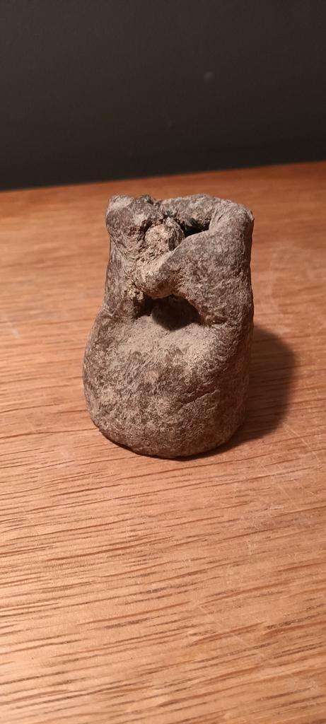 Romeins,loden mini urn/bijgiftepot? bodemvondst, oude collec, Antiek en Kunst, Antiek | Overige Antiek, Ophalen of Verzenden