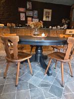 Ronde eettafel, Huis en Inrichting, Tafels | Eettafels, Ophalen, Gebruikt, 150 tot 200 cm, Rond