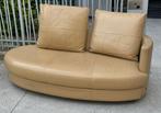 Lederen tweepersoons loungebank, Gebruikt, 150 tot 200 cm, Tweepersoons, Ophalen of Verzenden