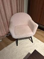 Roze Stoel met Zwarte Poten, Huis en Inrichting, Stoelen, Ophalen, Hout, Gebruikt, Overige kleuren