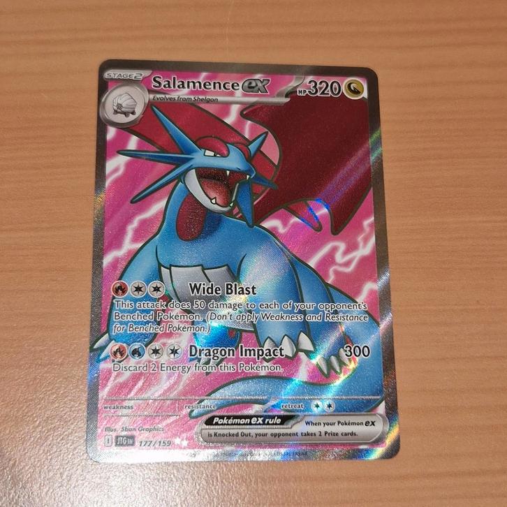 Pokemon Salamence ex 177/159, Hobby en Vrije tijd, Verzamelkaartspellen | Pokémon, Zo goed als nieuw, Ophalen of Verzenden