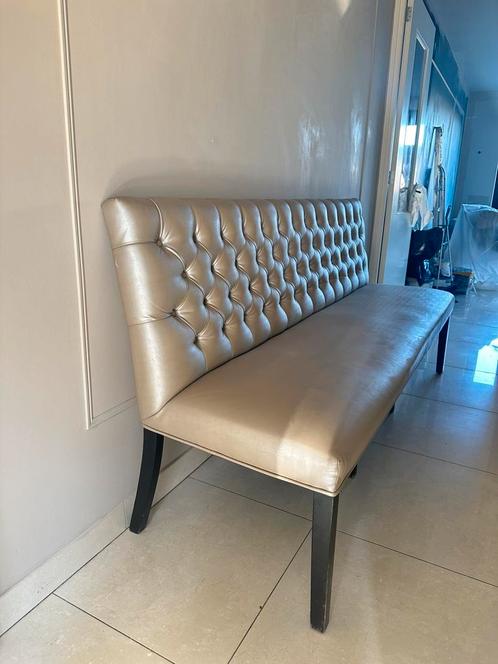 Eet bank, Huis en Inrichting, Banken | Sofa's en Chaises Longues, Zo goed als nieuw, Stof, Ophalen of Verzenden