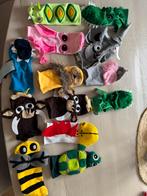 Poppenkast met 15 handpoppen – compleet set, Hobby en Vrije tijd, Ophalen of Verzenden, Zo goed als nieuw