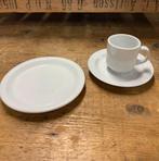 Kop, schotel en gebaksbord, Huis en Inrichting, Keuken | Servies, Ophalen, Porselein, Overige stijlen, Kop(pen) en/of Schotel(s)