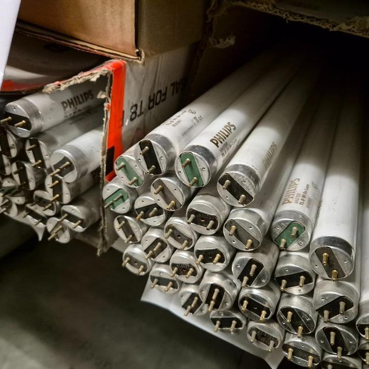 PARTIJ TL lampen buislampen buisverlichting kleur 965, Doe-het-zelf en Verbouw, Bouwverlichting, Gebruikt, Minder dan 50 watt