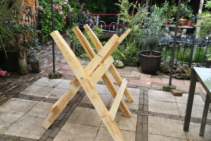 Degelijke inklapbare Zaagbok, Tuin en Terras, Haardhout, Minder dan 3 m³, Ophalen