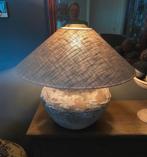 Unieke Kruiklamp met Kap, Huis en Inrichting, Lampen | Vloerlampen, Ophalen, Stof, Minder dan 100 cm, Aura Peeperkorn Hoffz Landelijk Stoer Sober