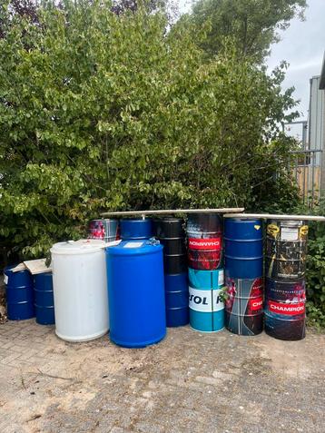 Aluminium en kunststof vaten 60&200 liter beschikbaar voor biedingen