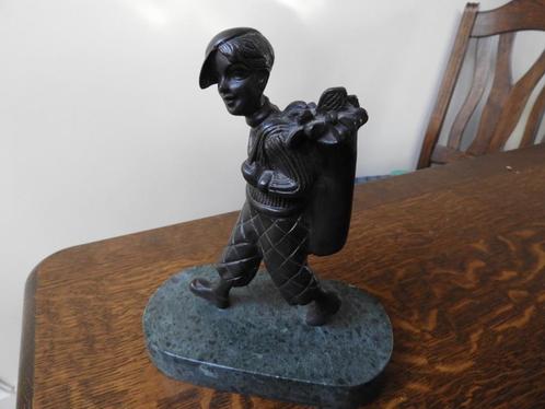 Beeld golfspeler - Bronzen sculptuur - Naar Josef Lorenzl, Antiek en Kunst, Kunst | Beelden en Houtsnijwerken, Ophalen of Verzenden