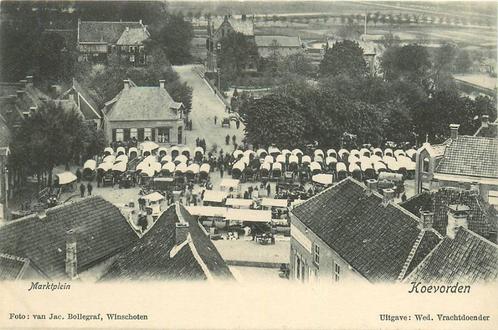 (388-311-013) Coevorden Marktplein, Verzamelen, Ansichtkaarten | Nederland, Drenthe, Verzenden