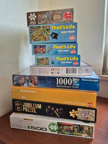 9 legpuzzels in 1 koop  beschikbaar voor biedingen