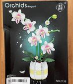 Orchidee van mini bouwstenen - Nieuw in doos!, Ophalen of Verzenden, Nieuw, Overige merken