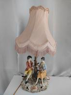 Mooie vintage lamp met beeld, Huis en Inrichting, Lampen | Tafellampen, Ophalen, Zo goed als nieuw, Minder dan 50 cm