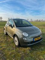 Fiat 500 1.2 C 2009 Groen - Panoramadak - Special edition, Auto's, Fiat, Voorwielaandrijving, 4 cilinders, 840 kg, Leder en Stof